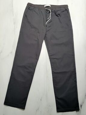 INDIGO WISDOM Mens XXL x 32 Stretch Chino Pants Elastic Waist